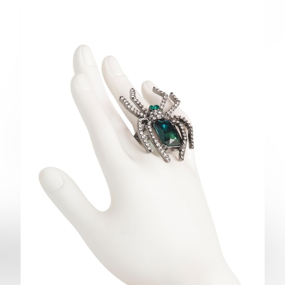 NWT- 🔥🕷️ BETSEY JOHNSON GORGEOUS SPIDER COCKTAIL RING SZ 7.5”🕷️🔥 - Picture 6 of 11